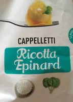 Cappelletti Ricotta epinard