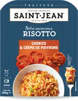 Risotto chorizo & crème de poivrons