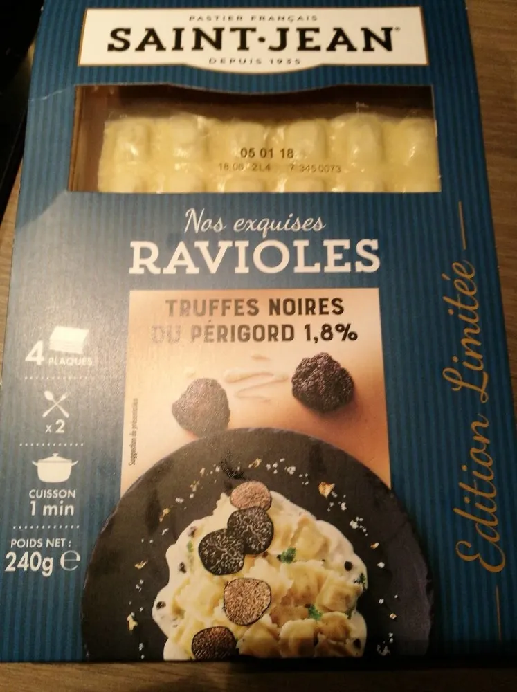 Ravioles aux truffes noires du Périgord