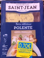Polente cèpes persillés