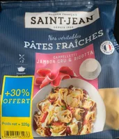 Pâtes fraiches cappelletti jambon cru & ricotta
