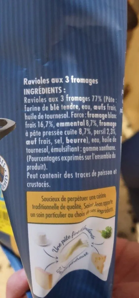 Nos croustillantes ravioles à poêler.