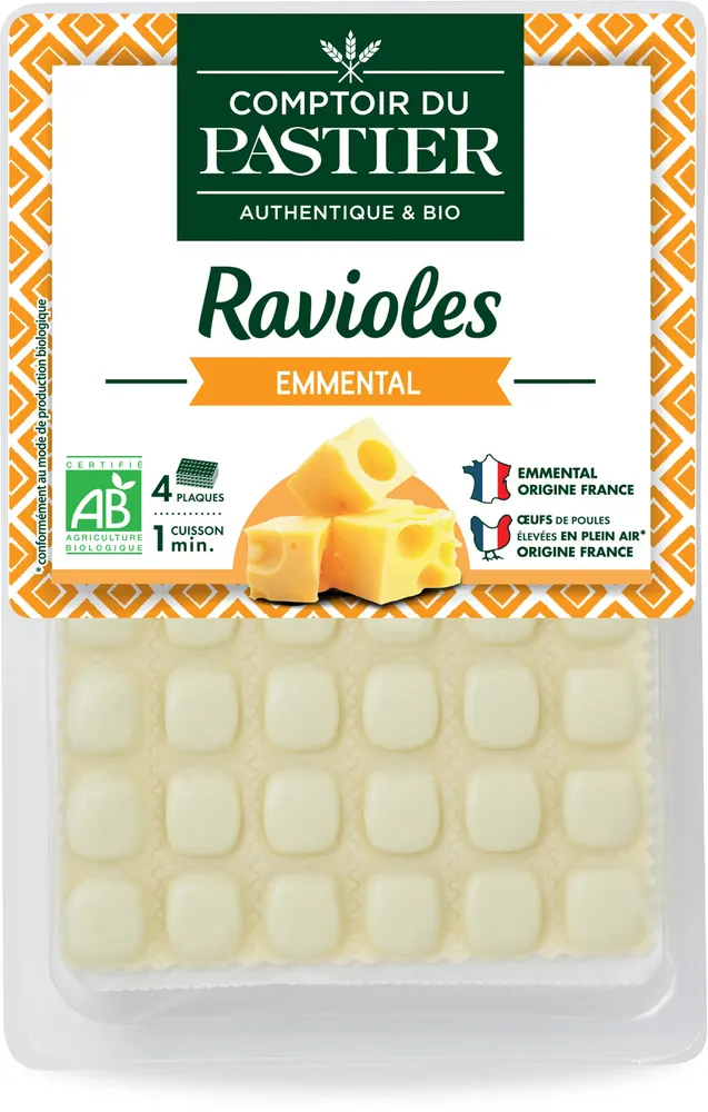 Ravioles emmental BIO