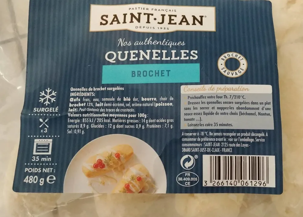 Quenelles brochet
