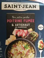 Nos pâtes perles Poitrine Fumée et Artichaut au Parmesan