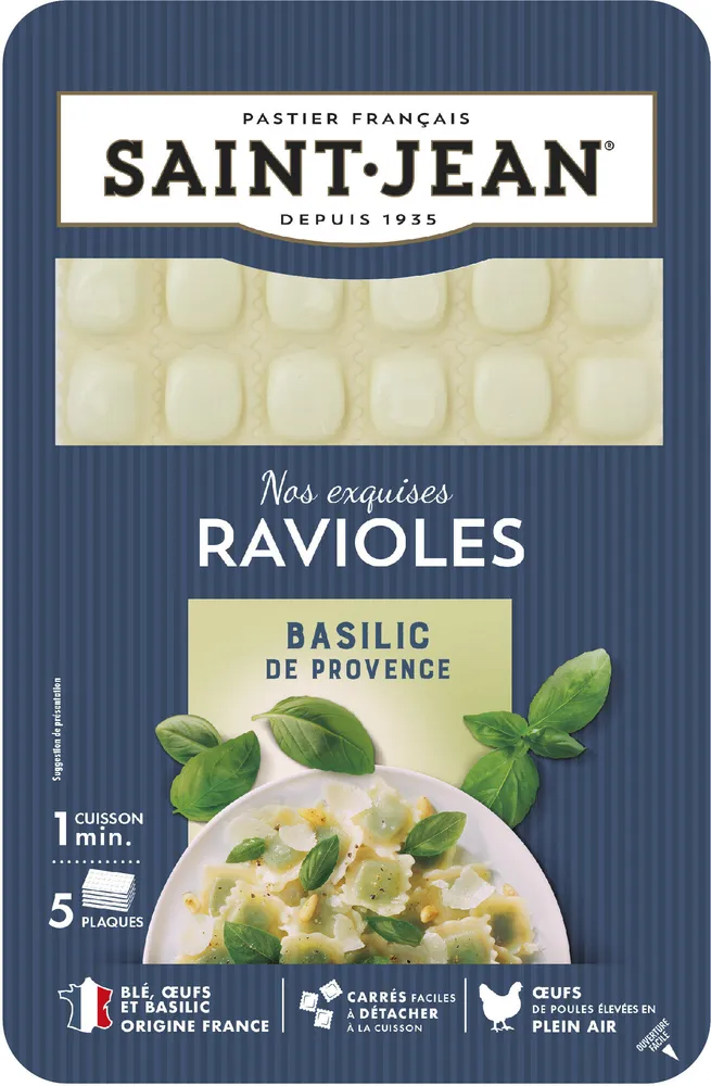 Ravioles Basilic de Provence
