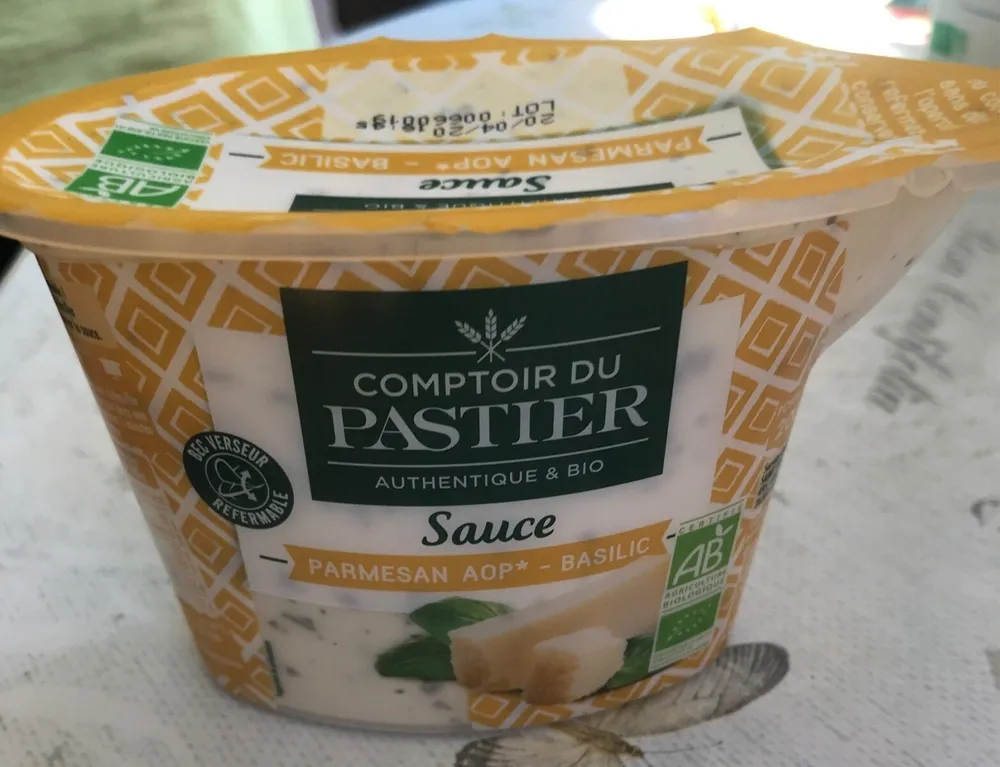 Sauce parmesan AOP basilic