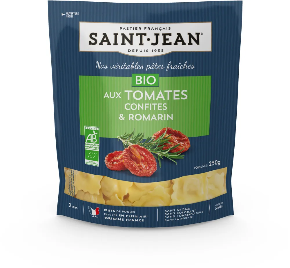 Ravioli BIO tomates confites & romarin