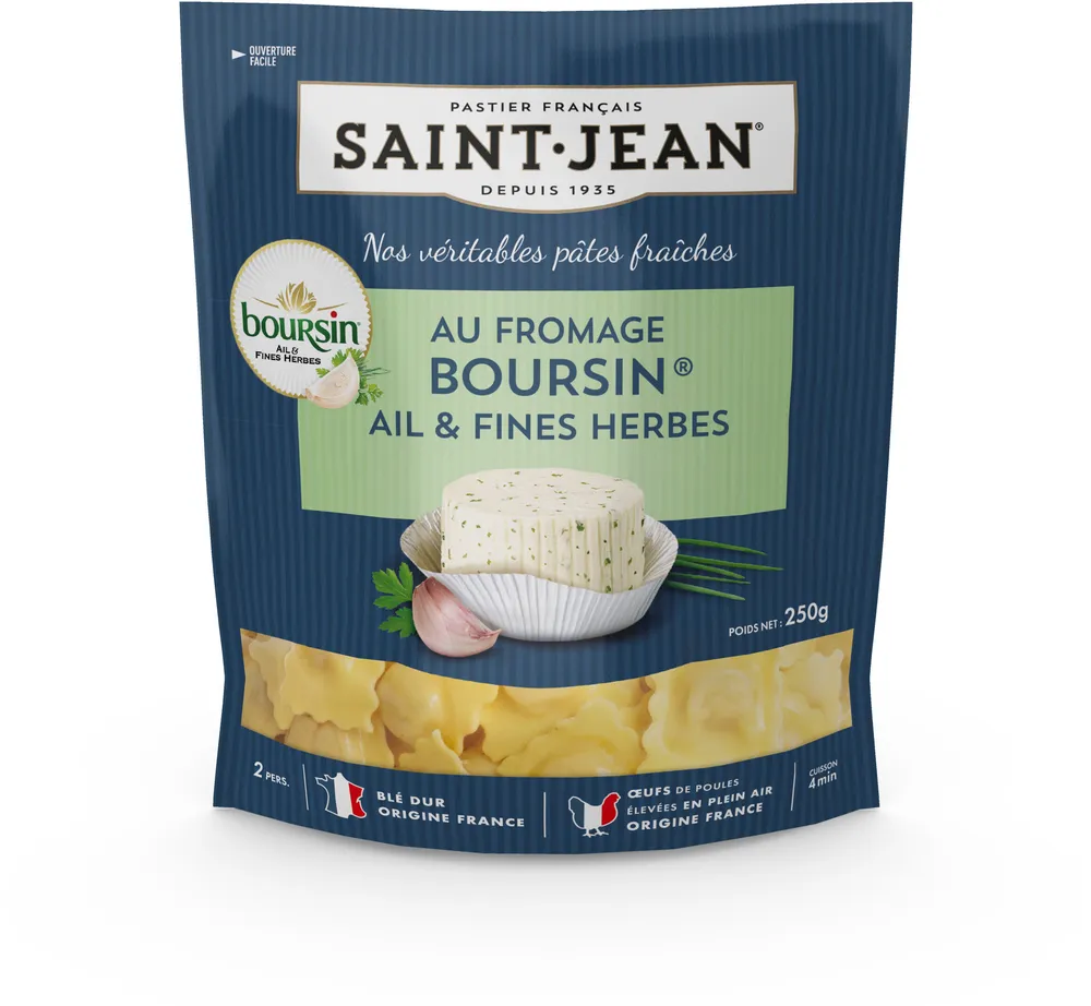 Ravioli au Boursin Ail & fines herbes sachet