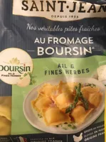 Pates fraiches au fromage Boursin ail & fines herbes
