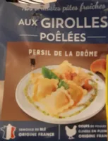 Ravioles pâtes fraîches aux girolles