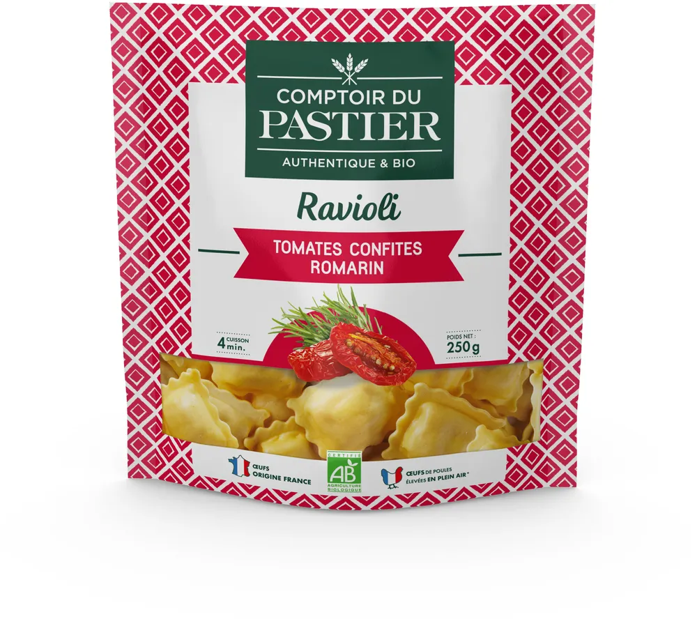 Ravioli tomates confites romarin BIO