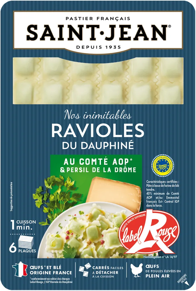 Ravioles dauphine label rouge igp
