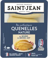 Quenelles et Jean nature au beurre français