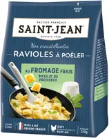 Ravioles à poêler au fromage frais et Basilic de Provence sachet