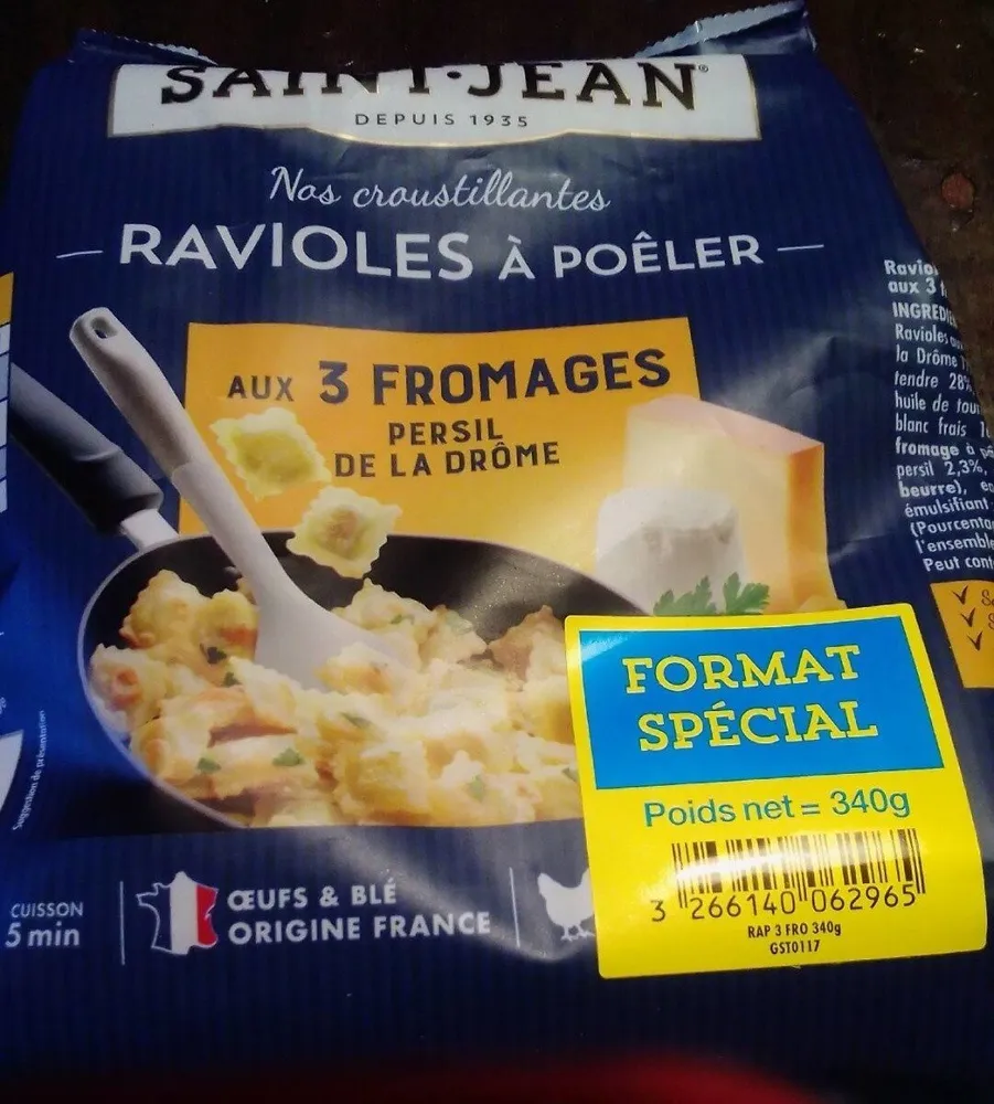 Ravioles aux trois fromages et persil de la Drôme