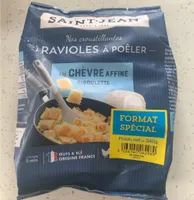Ravioles a poelee au chevre