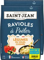 Ravioles à poêler & Légumes du soleil cuisinés