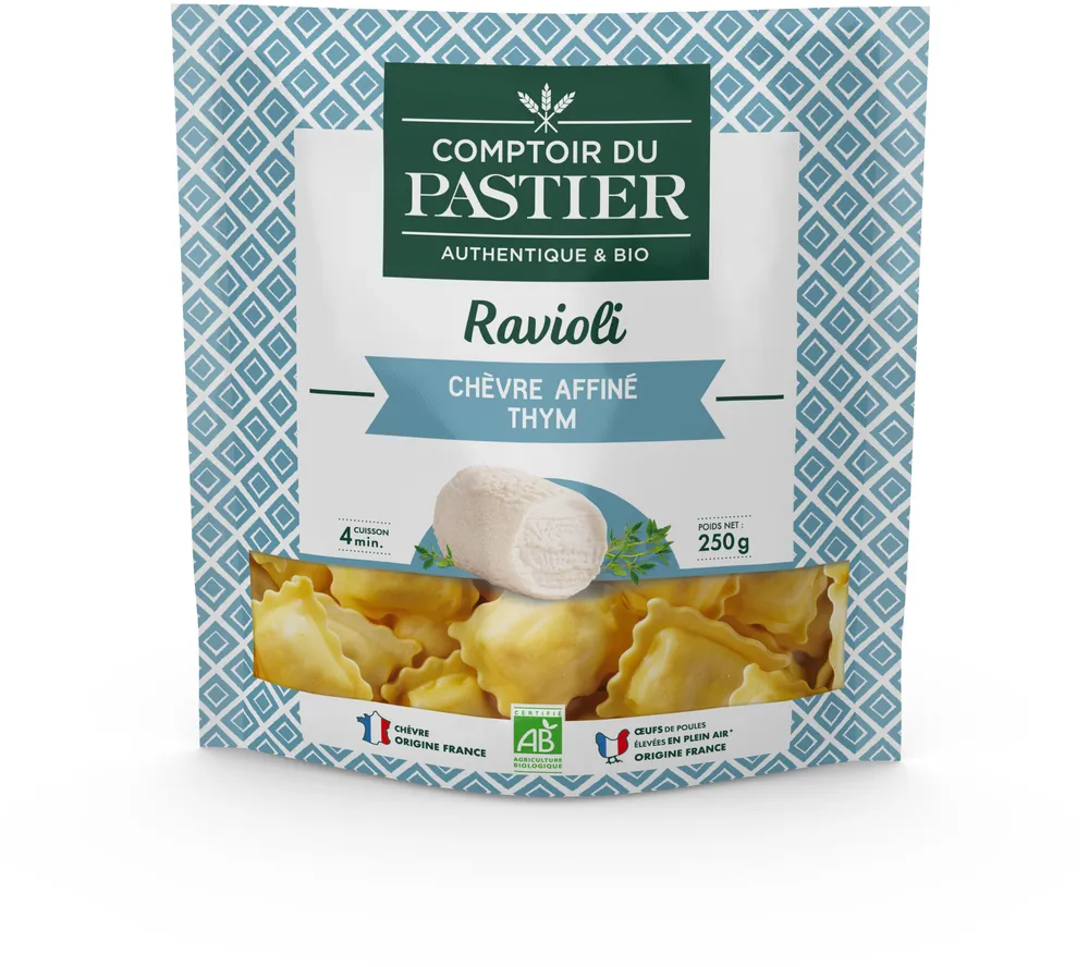 Ravioli chèvre affiné thym BIO