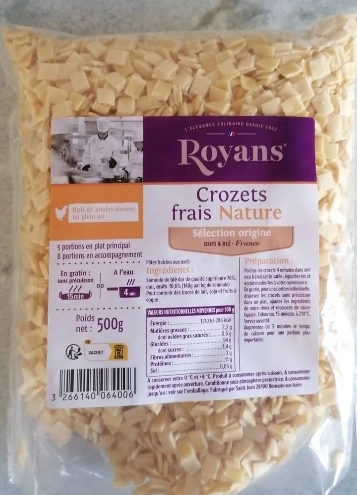 Crozet frais Nature