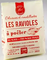 Les ravioles à poêler - tomate et fromage frais