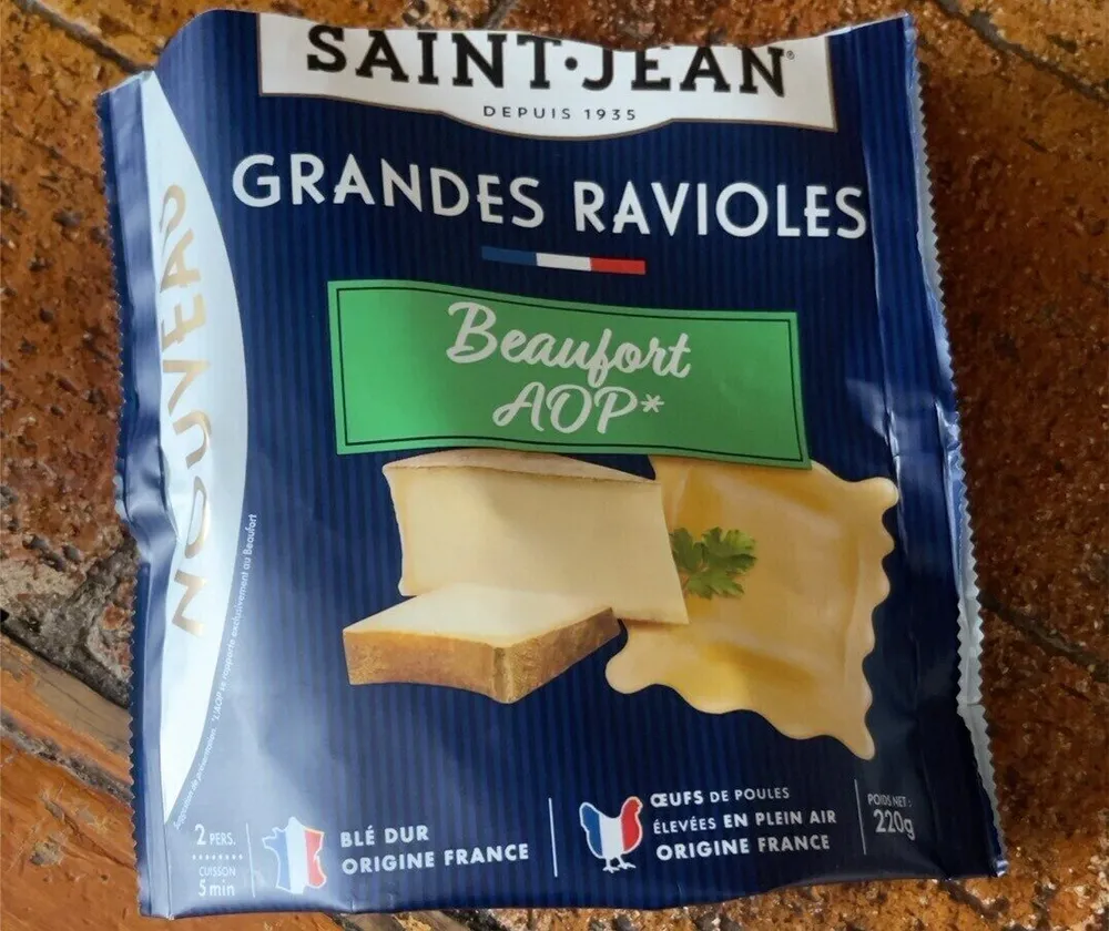 Grandes ravioles Beaufort AOP