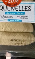 Quenelles au beurre brochet