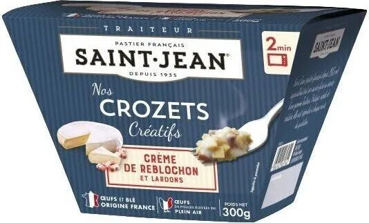 Nos Crozets Crème de Reblochon et Lardons