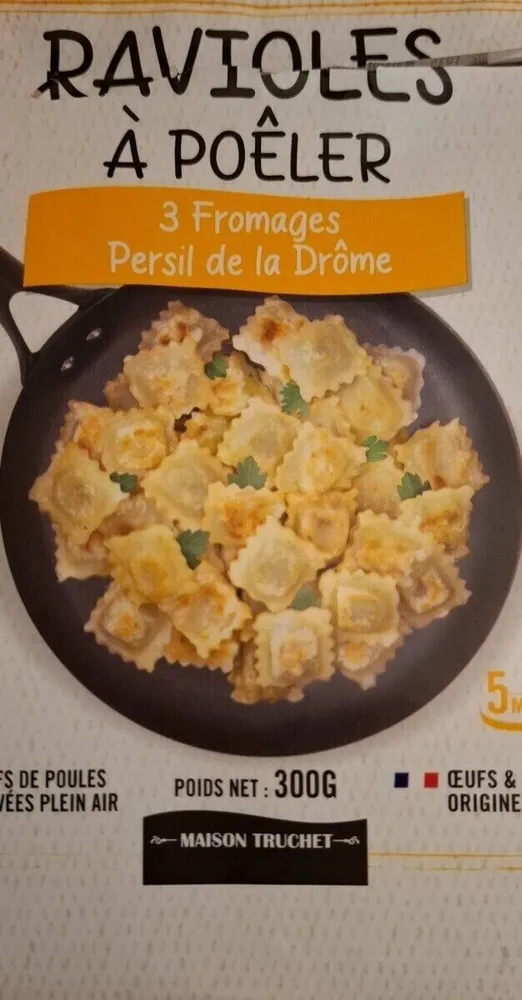Ravioles à poêler 3 Fromages Persil de la Drôme