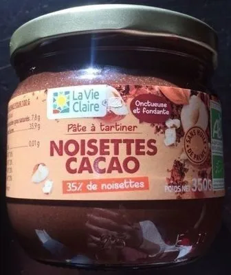 Pâte à tartiner noisettes cacao