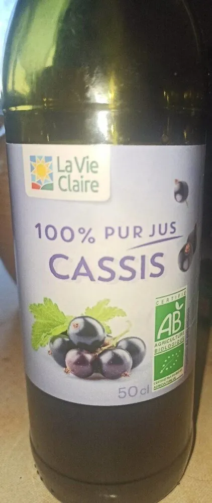 100% Pur jus de cassis