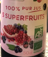 100% pur jus 5 superfruis