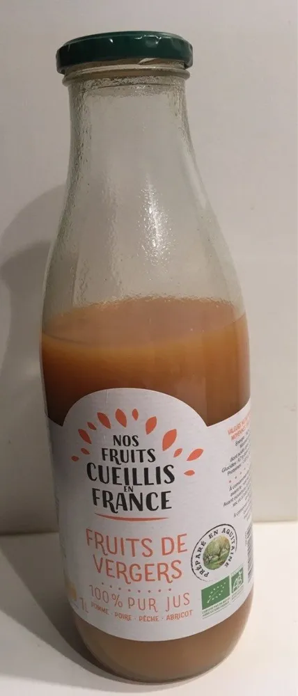 Fruit du verger Pomme poir pêche abricot