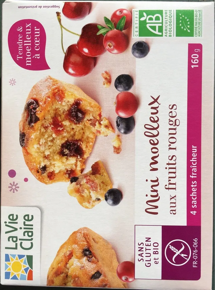 Mini moelleux aux fruits rouges