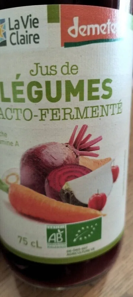 Jus de légumes lacto-fermenté