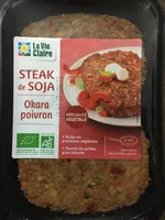 Steak de soja okara poivron