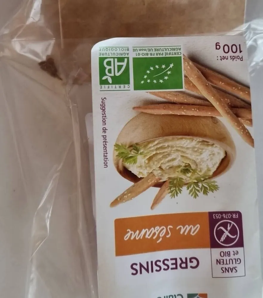 Gressins au sésame