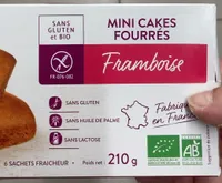 Mini cake fourrés framboise