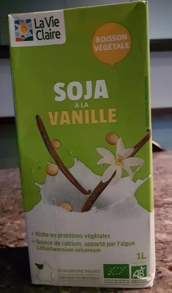 Soja à la vanille