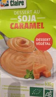 Dessert au soja caramel