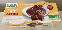 Dessert riz cacao