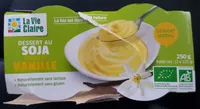 Dessert au soja saveur vanille