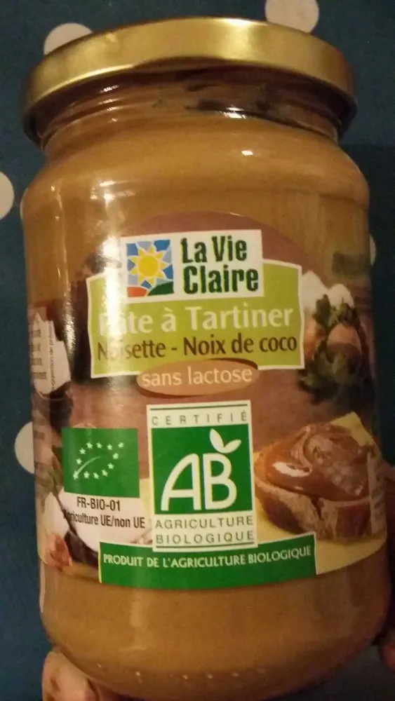 Pâte à tartiner noisette - noix de coco