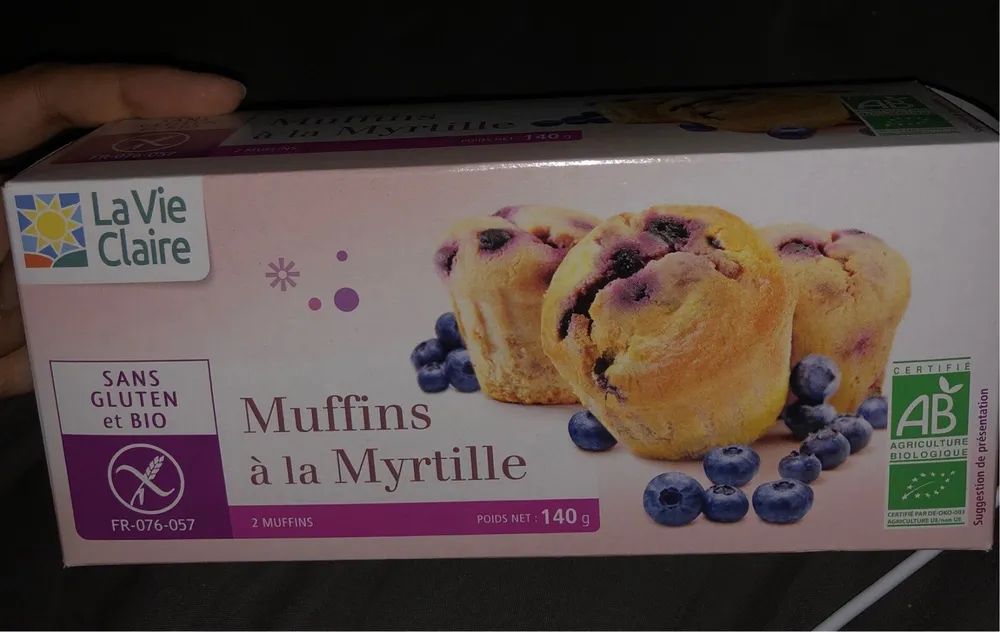 Muffins A La Myrtille