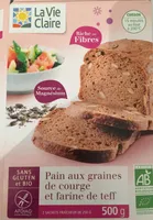 Pain aux graines de courge et farine de teff