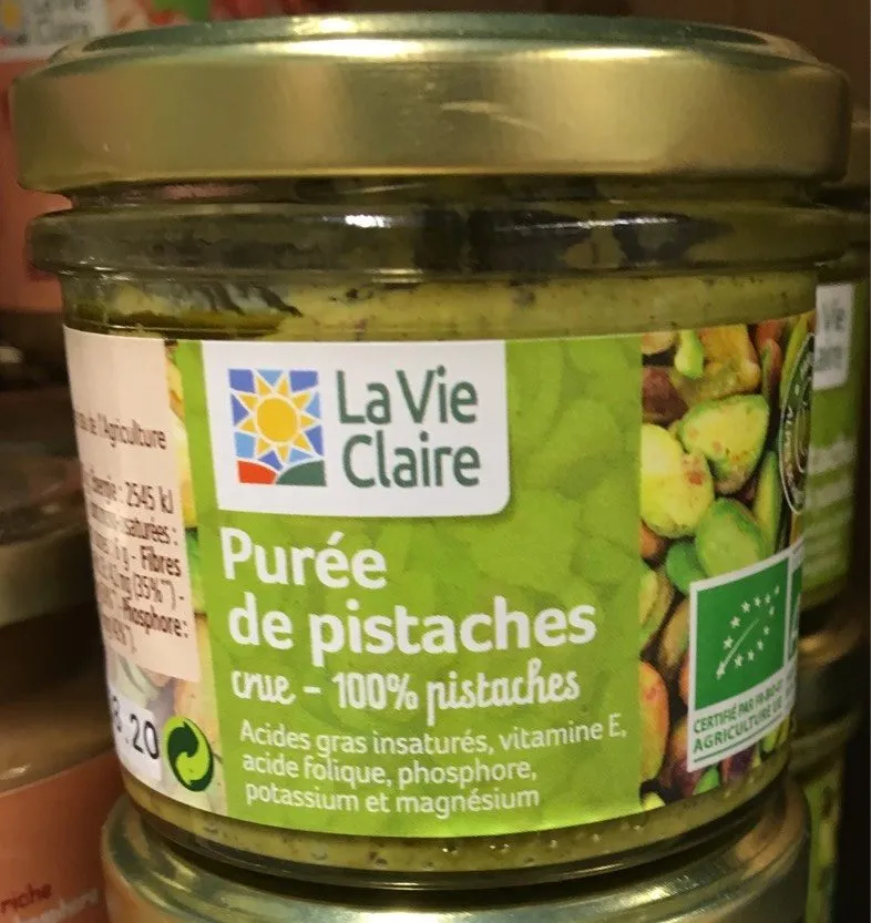 Purée de pistaches crue