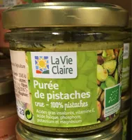 Purée de pistaches crue