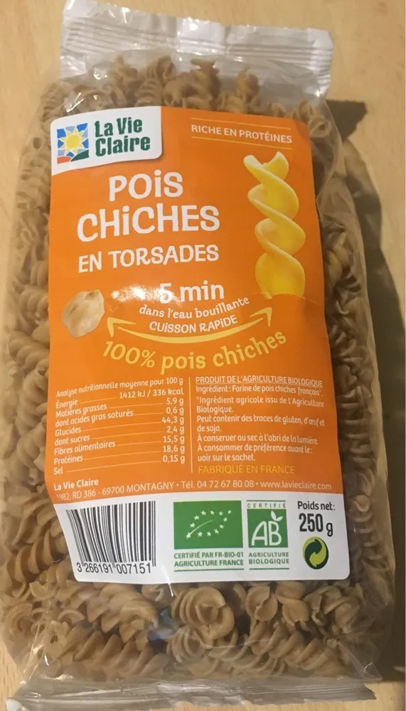 Pois Chiches en Torsades