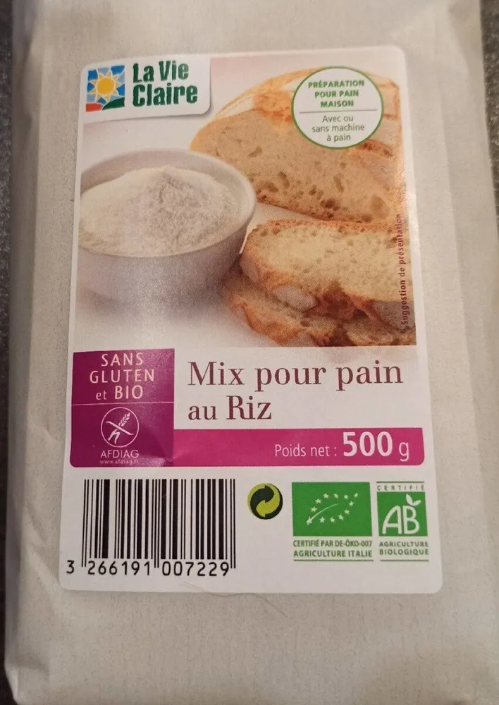 Mix pour pain au riz