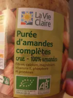 Purée d'amandes complètes